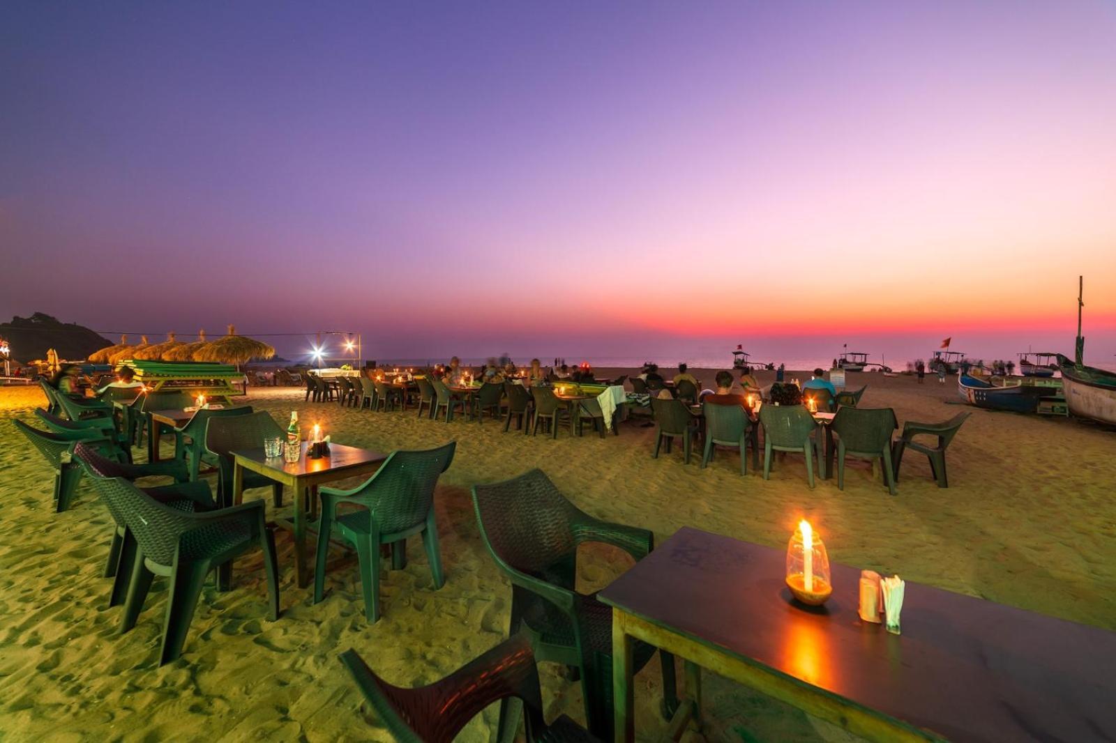 Om Shanti Patnem Patnem Beach Bagian luar foto