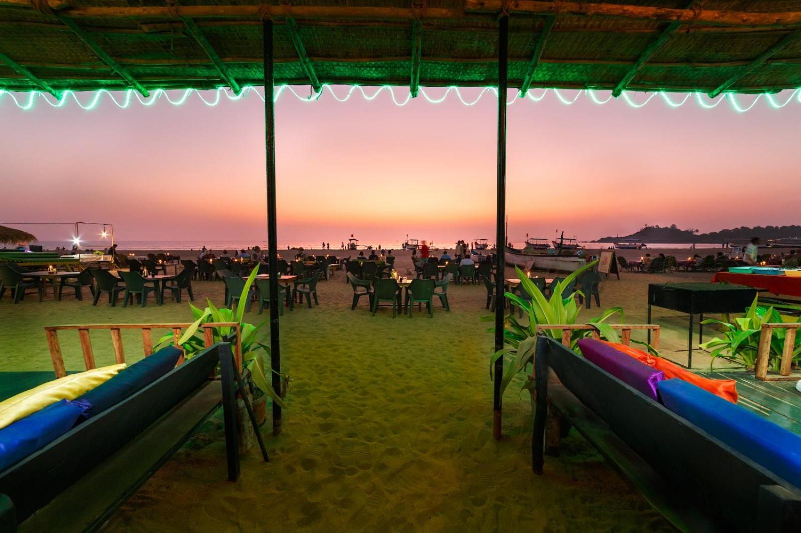 Om Shanti Patnem Patnem Beach Bagian luar foto