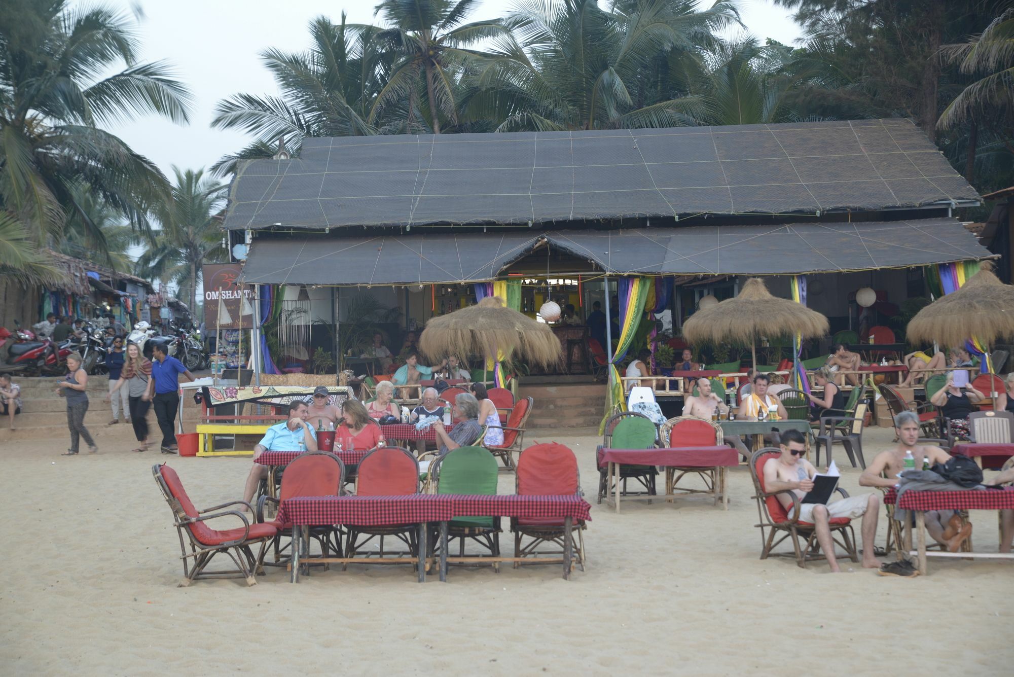 Om Shanti Patnem Patnem Beach Bagian luar foto